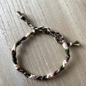 Fern Bracelet anklet trendy comfortable tie embroidery thread woven gift